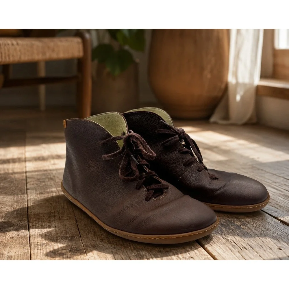El Naturalista El Viajero 267 Brown Leather Chukka Boots Mens EU 45 Spain US 12